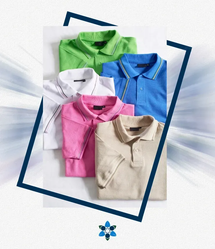 Image Of Cotton Pique Polo T-shirts