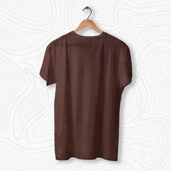 Round Neck T-Shirts Live Photo in Brown