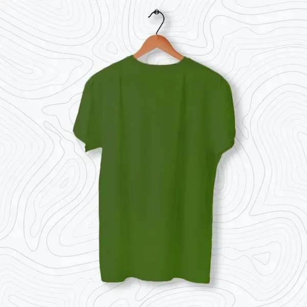 Round Neck T-Shirts Live Photo in Green