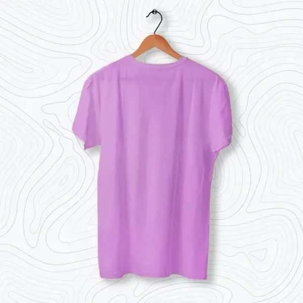Round Neck T-Shirts Live Photo in Lavender