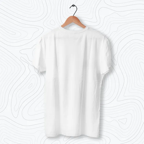 Round Neck T-Shirts Live Photo in White