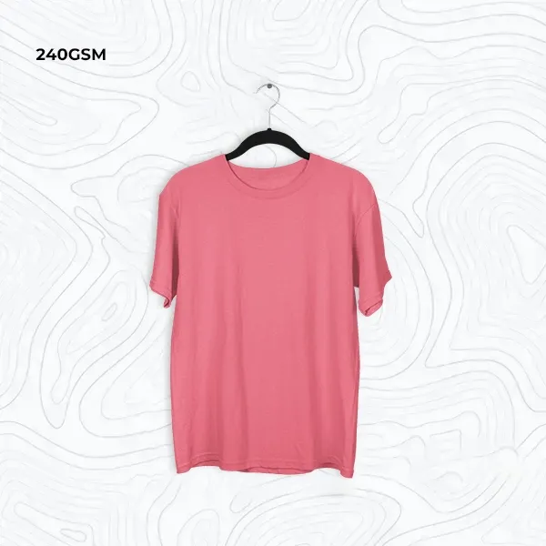 240 GSM Oversized T-Shirt  Live Photo in cro240hotpink