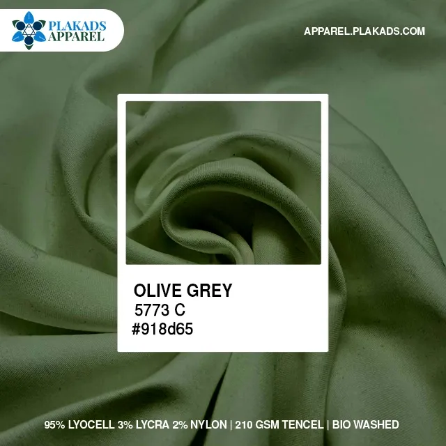 Tencel Fabric Live Photo in tencel-fabric-olive-grey